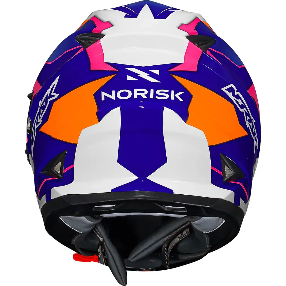 Miniatura: Capacete Norisk FF302 Soul District - Branco/Azul