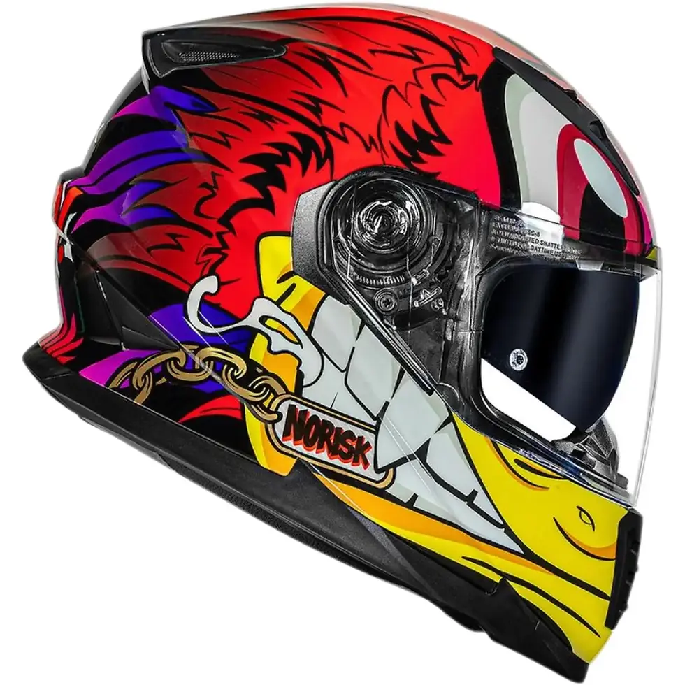 Miniatura: Capacete Norisk FF302 Soul II Loko - Vermelho