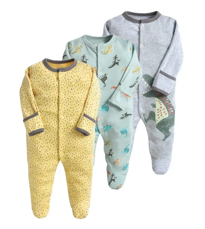 Miniatura: Lote de 3 piezas unisex para bebés recién nacidos ,algodón,0 a 12 meses.