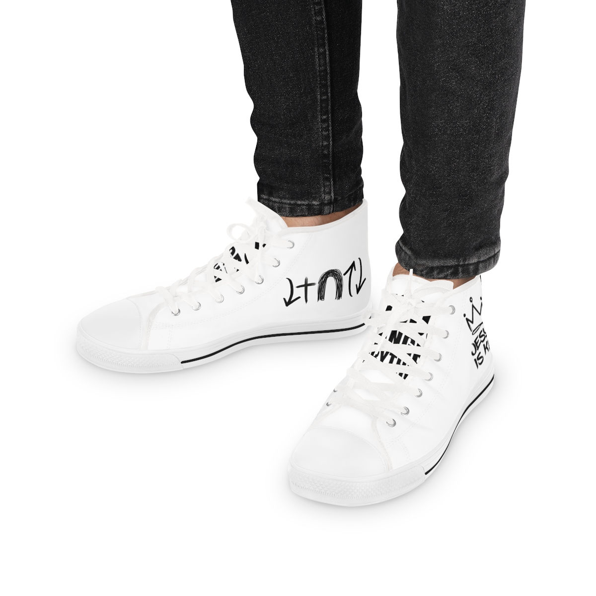 Jesus is King Men's High Top Sneakers
