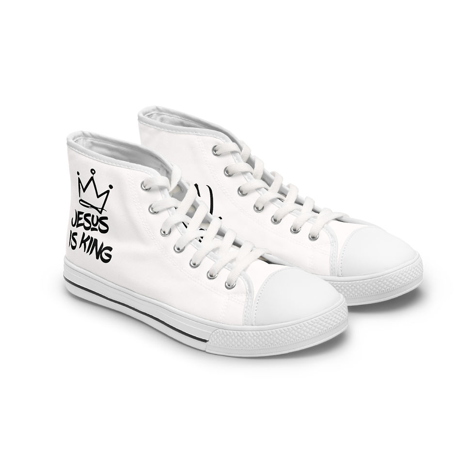 Thumbnail: Jesus is King Women's High Top Sneakers