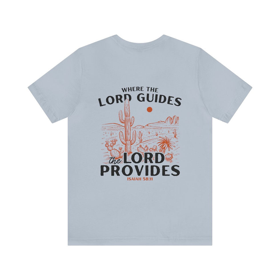 Thumbnail: THE LORD PROVIDES Unisex Jersey Short Sleeve Tee