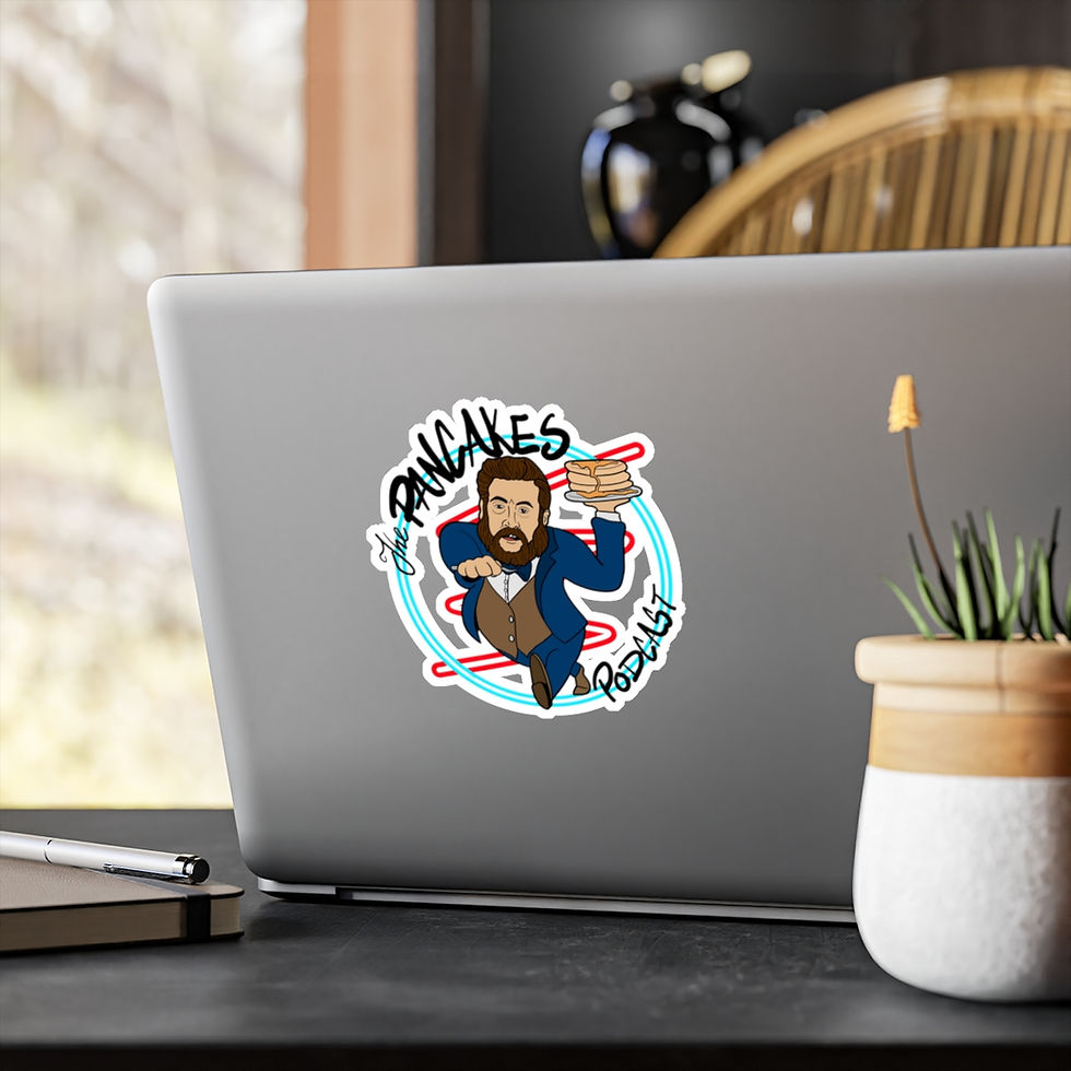 Thumbnail: PANCAKE PODCAST Kiss-Cut Vinyl Decals