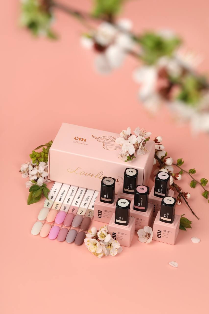 Miniaturbild: EmLac Set Loveliness #417-422 9 ml