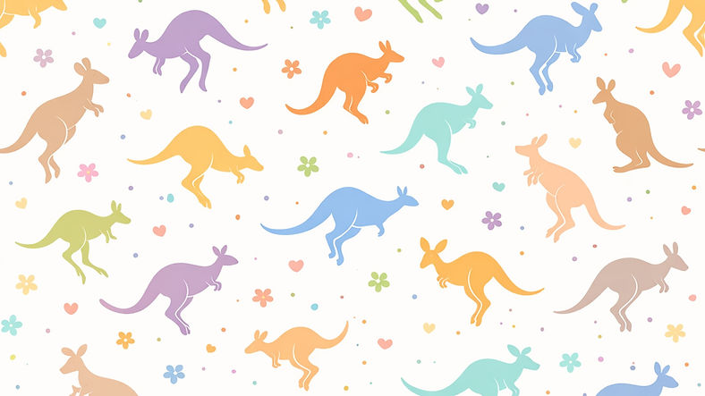 kangaroo_silhouette_pattern