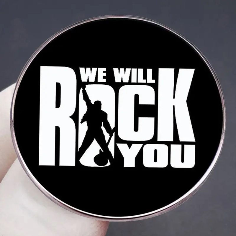 Thumbnail: We Will Rock You Alloy Badge