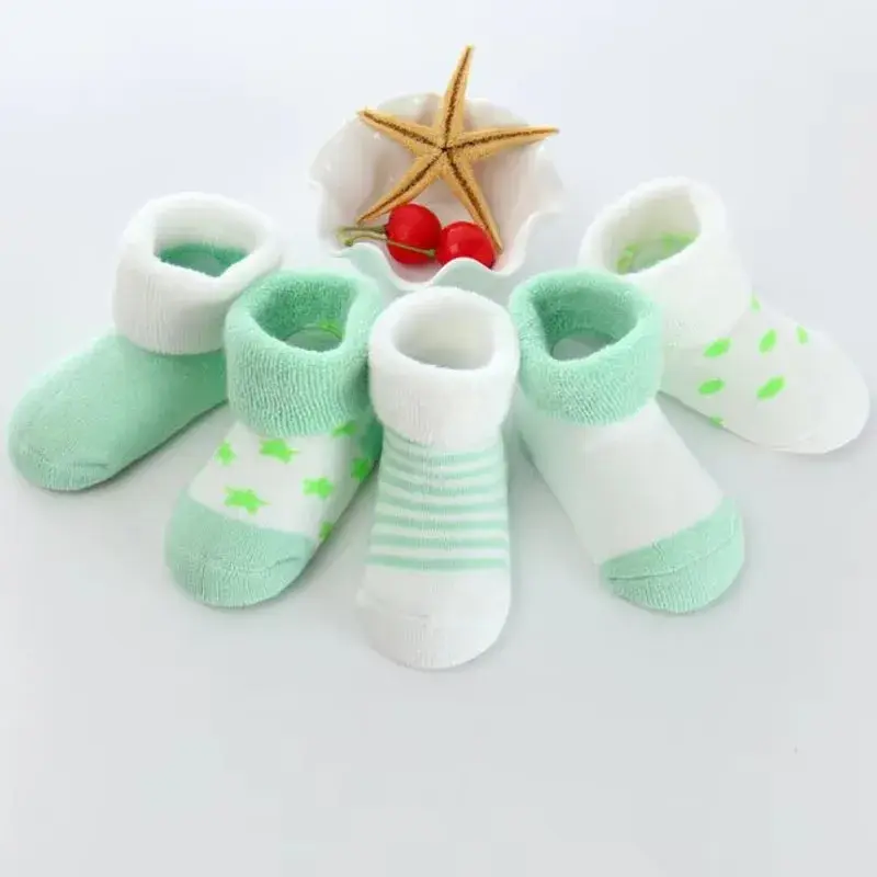 Thumbnail: "Lou"  New Warm Baby Toddler Socks 5Pair