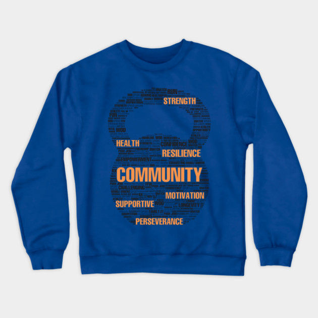 Thumbnail: Adult Crew Neck Kettlebell Sweatshirt