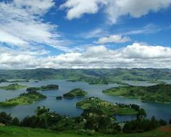 Lake Bunyonyi hills, Uganda