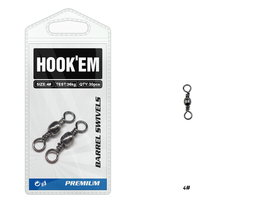 Barrel Swivel Value Pack Hook'em Fishing