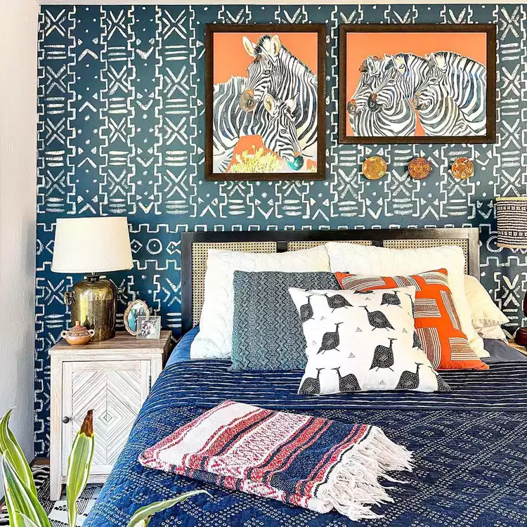 Maximalism bedroom