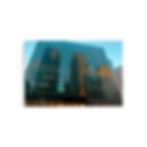 IBM Plaza Chicago Sunset photo showcasing the building against a colorful evening sky.