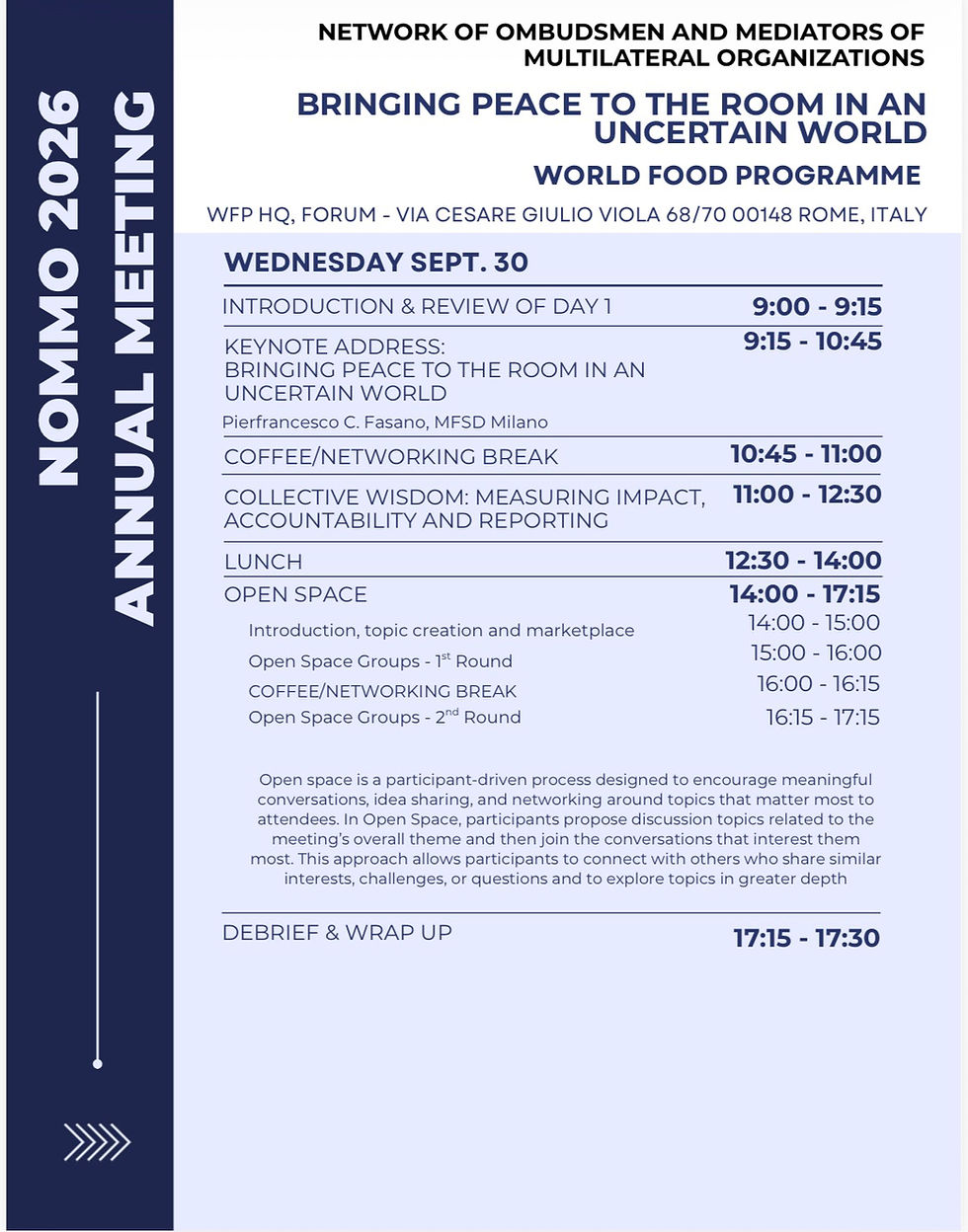 🗣️ MFSD brings the Naivasha Grid into Organisational Ombuds practice: from Humanitarian Negotiation to Conflict Prevention and stronger Governance
