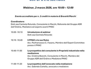 🗣️ MFSD al webinar dell’Ordine dei Consulenti in Proprietà Industriale