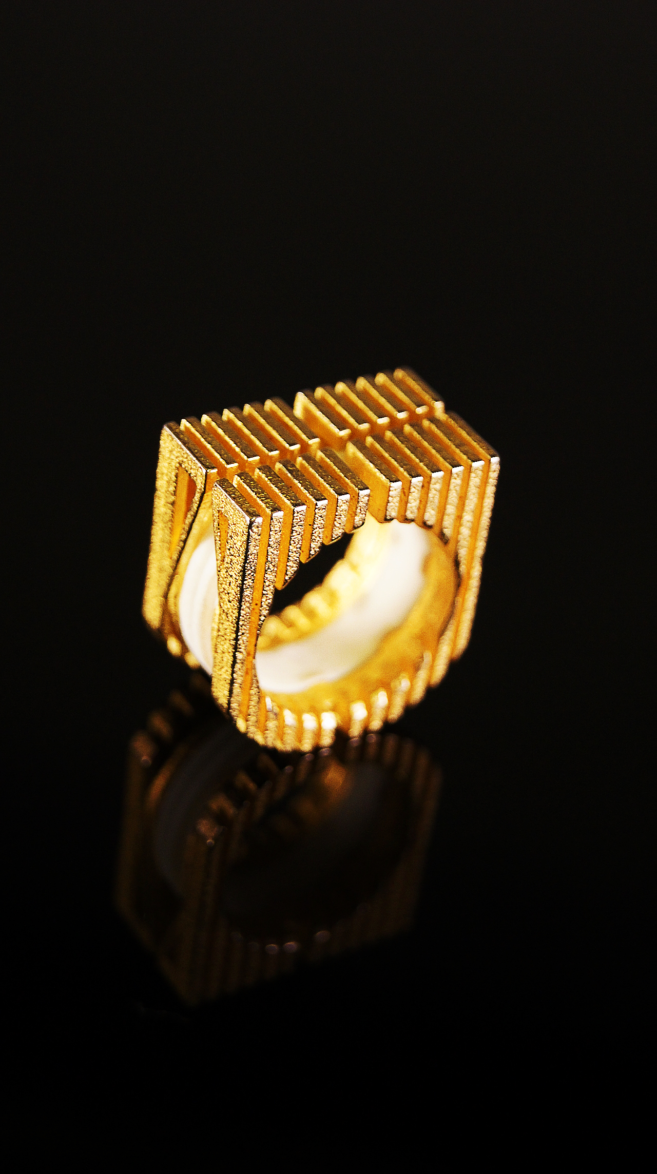 Fortress white and gold