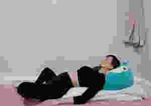 Reclining Bound Angle Pose, Restorative Yoga