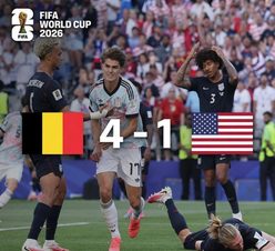 Bélgica dejó al Mundial sin anfitrión al eliminar a EE.UU