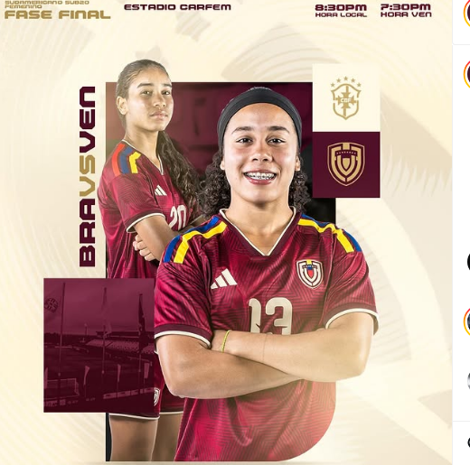 Venezuela pende de un hilo para clasificar al Mundial Femenino Sub-20