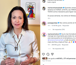 María Corina Machado anuncia que regresará a Venezuela en “pocas semanas”