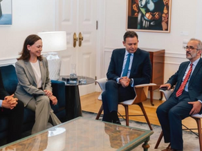 María Corina Machado se reunió con el Primer Ministro de Portugal
