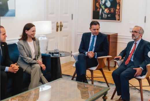 María Corina Machado se reunió con el Primer Ministro de Portugal