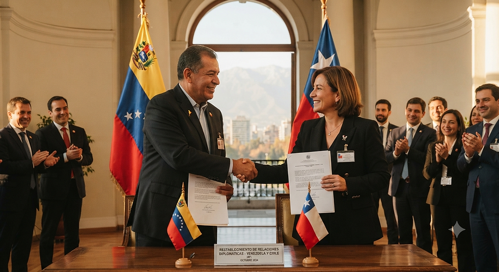 Chile y Venezuela reactivan relaciones consulares