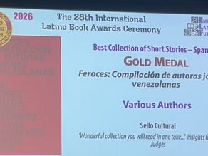 Compilación de escritoras venezolanas gana Medalla de Oro