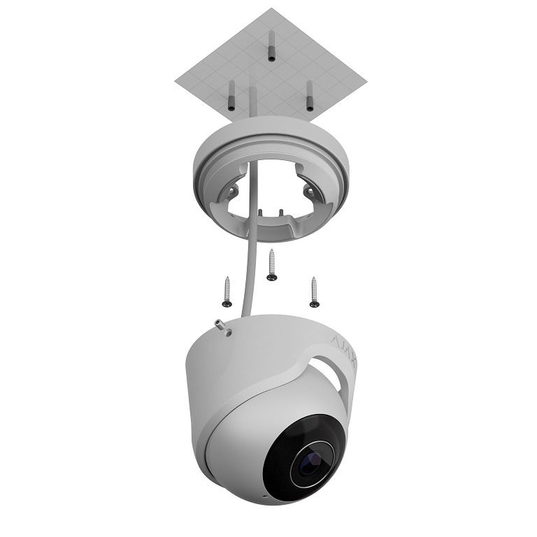 الصورة المصغرة: Ajax TurretCam (5 Mp/2.8 mm) White