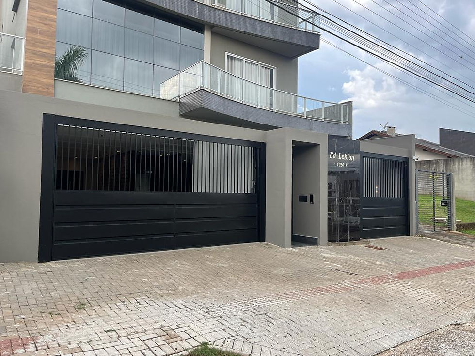 PORTÃO EM CHAPA ALMOFADA