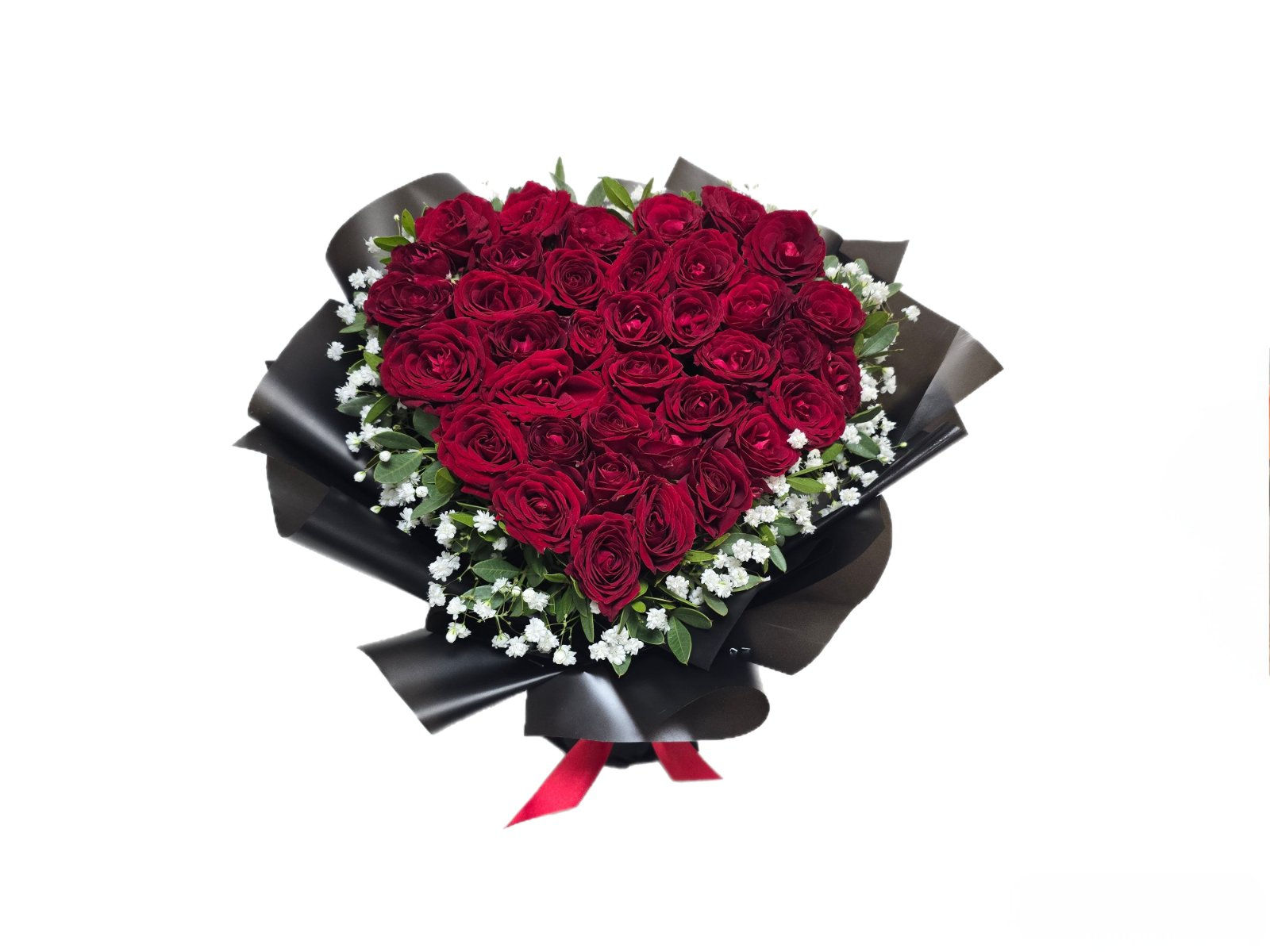 Red Heart Arrangement