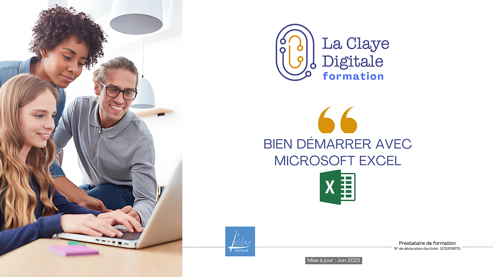 Bien démarrer avec Microsoft Excel