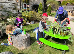 science explorers terrariums made at Messiah Preschool Wauconda