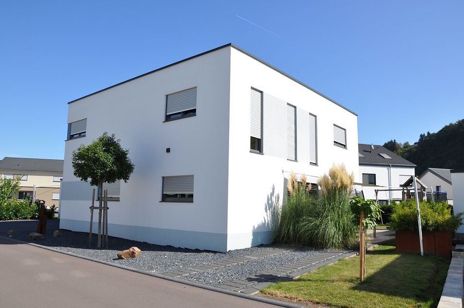 Stadtvilla Visioplanhaus Massivhausbau Architektur Einfamilienhaus Mehrfamilienhaus Energi