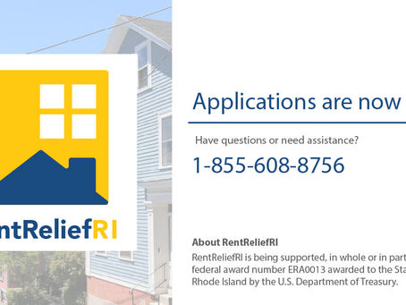 Rhode Island renters helped by $50 million RentRefliefRI assistance