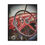 Thumbnail: Vintage Red Truck Interior Art Print, Mixed Mediums, Rustic Wall Decor