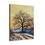 Thumbnail: Winter Oak – Mixed Media Canvas Print by Jack Hunt 