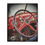 Thumbnail: Vintage Red Truck Interior Art Print, Mixed Mediums, Rustic Wall Decor