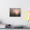 Thumbnail: Quiet - Foggy Dawn Art Print - Mixed Media by Jack Hunt

