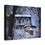 Thumbnail: 36 Chevy Crow Bait Winter Scene Canvas Art Print, 16x20, Vintage Decor