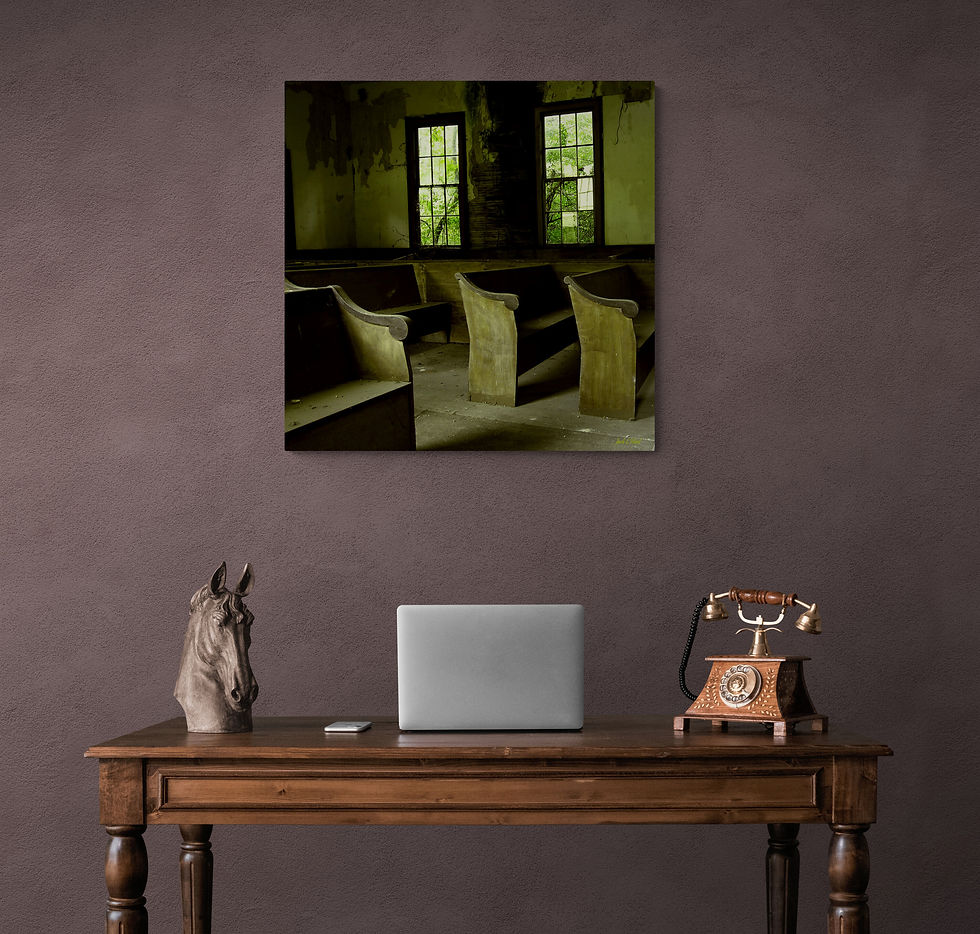 Thumbnail: Moral Decay Mixed Media Art Print by Jack Hunt