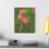 Thumbnail: Hummingbird and Orange Flower Art, Lynn Fraelich, Wall Decor, Nature Artwork
