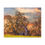 Thumbnail: Autumn Oak Barn Art Print - Mixed Media by Jack Hunt
