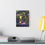 Thumbnail:  Hummingbird and Yellow Flower Art, Lynn Fraelich, Wall Decor, Nature Artwork