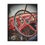 Thumbnail: Vintage Red Truck Interior Art Print, Mixed Mediums, Rustic Wall Decor