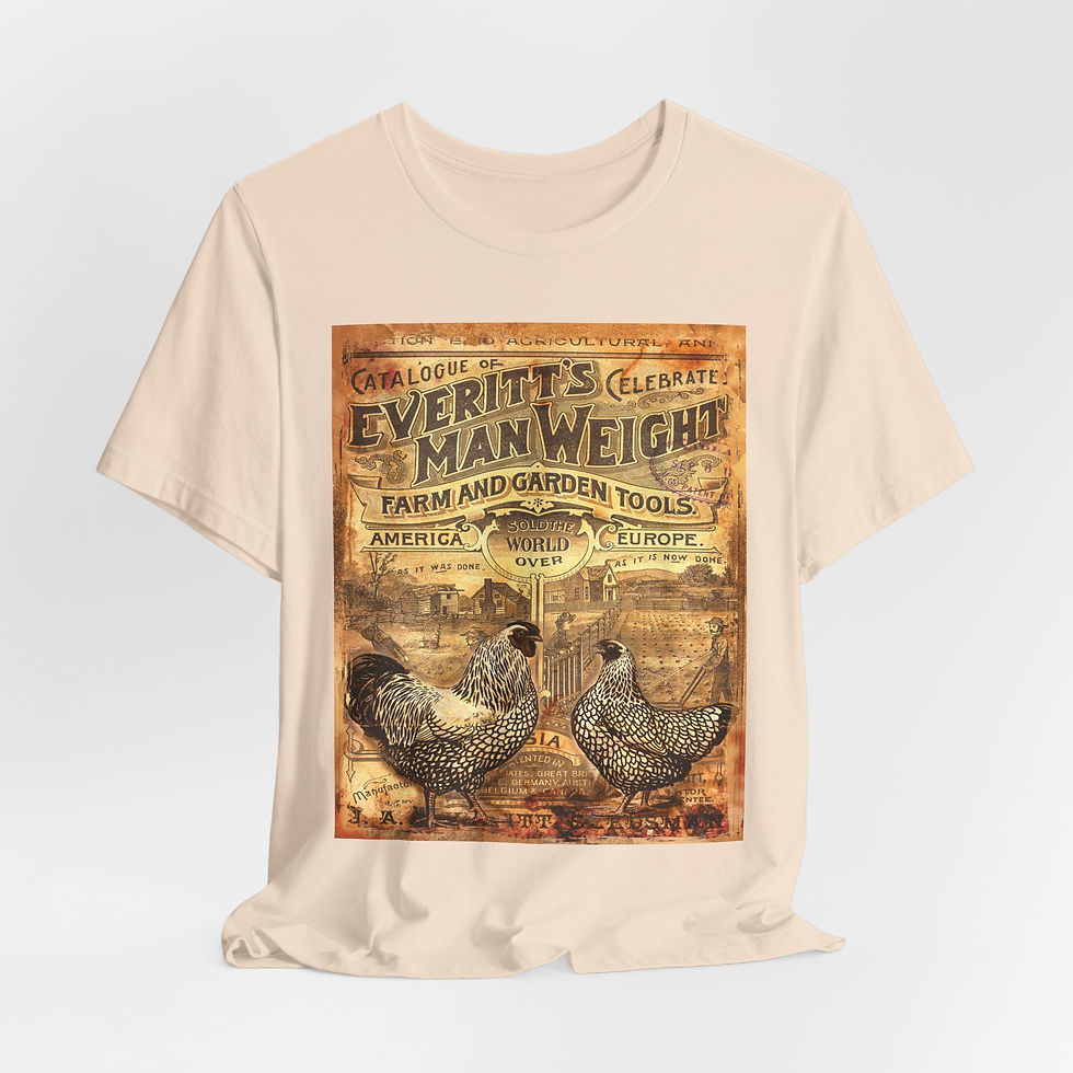 Thumbnail: Vintage Farm Chicken T-Shirt - Everitt's Free Shipping