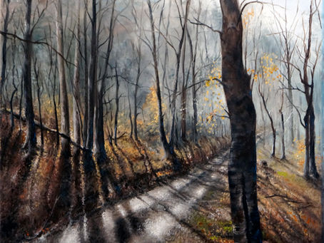 Lynn Fraelichs Giclee Print on canvas "The Lane" 16x20 