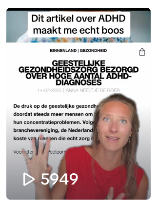 toename in adhd-diagnoses redt levens