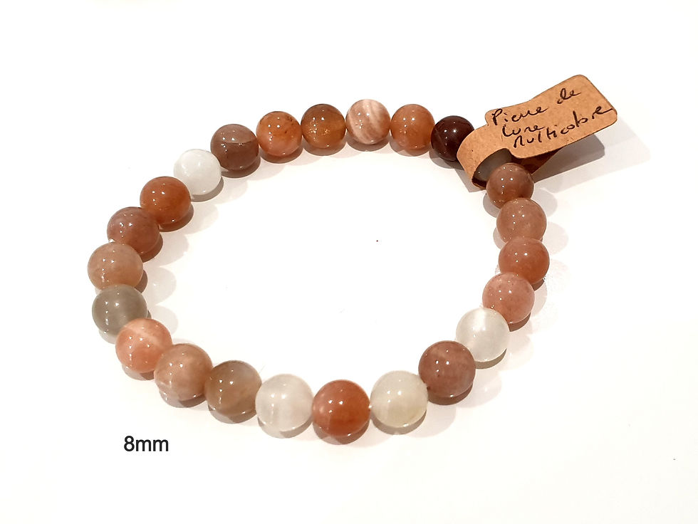 Bracelet Pierre de Lune multicolore