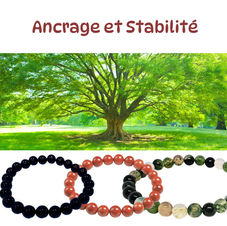 Ancrage et Stabilité - Des bracelets pour garder les pieds sur terre et retrouver votre équilibre intérieur.
