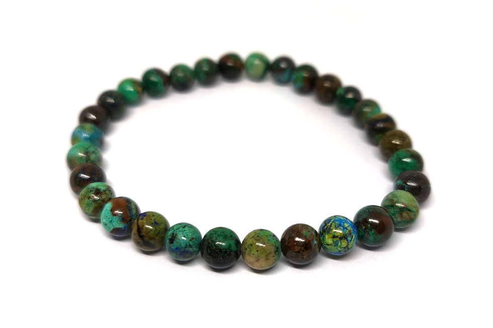 Bracelet Chrysocolle Shattuckite